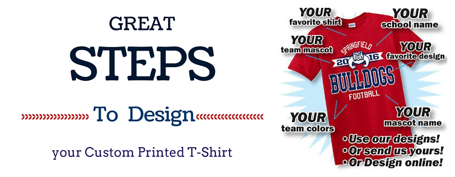 Great Steps to Design your Custom Printed T-Shirt