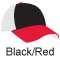 black red