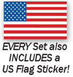 free flag sticker