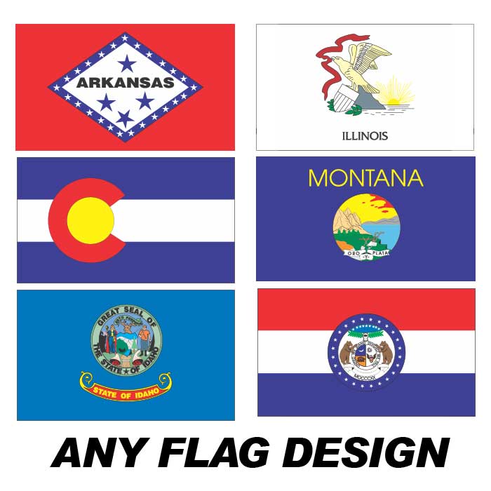 12 Arizona state flags football hockey baseball soccer helmet car vinyl stickers