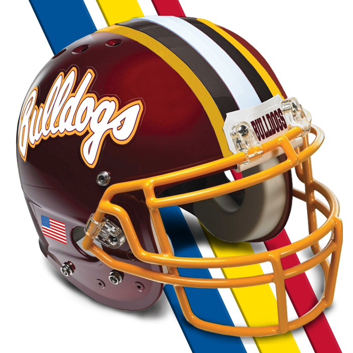 3/4" Navy Full Size Football Helmet Stripe Decal High Quality. 