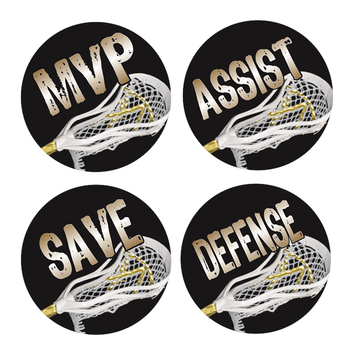 FULL COLOR LACROSSE AWARD DECALS