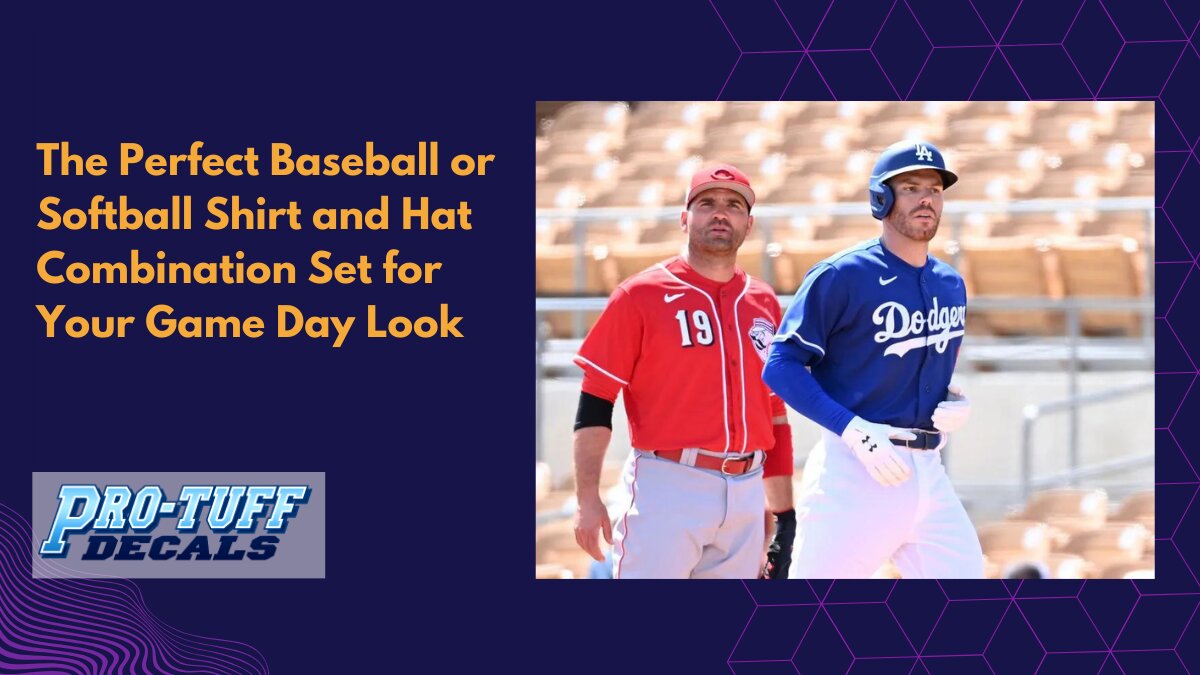 The Perfect Baseball or Softball Shirt and Hat Combination Set for Your Game Day Look