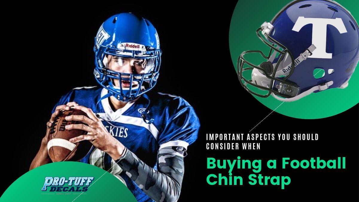 Important aspects to consider when buying a football chin strap