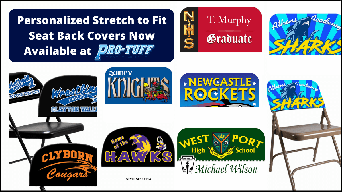 Personalized Stretch to Fit Seat Back Covers Now Available at Pro-Tuff Decals!
