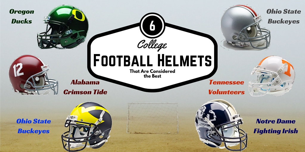 6 College Football Helmets That Are Considered the Best