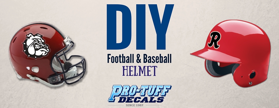 DIY Old Football & baseball Helmet