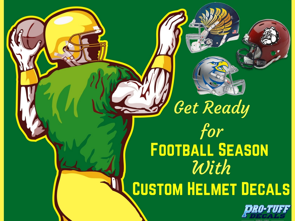 Get Ready for Football Season with Custom Helmet Decals