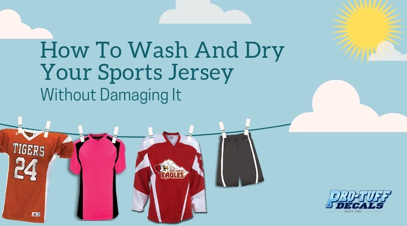 How to wash and dry your sports jersey without damaging it