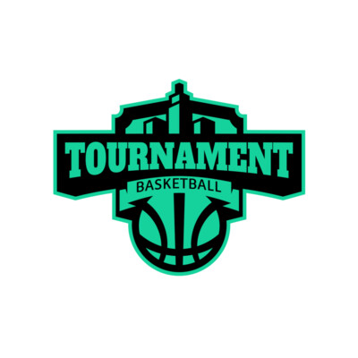 Tournament Basketball logo template Thumbnail