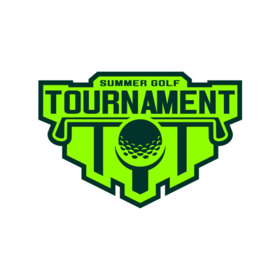 Tournament Summer golf logo template Thumbnail