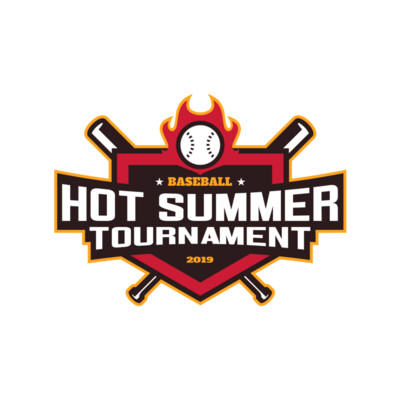Hot Summer Tournament Baseball logo 01 Thumbnail