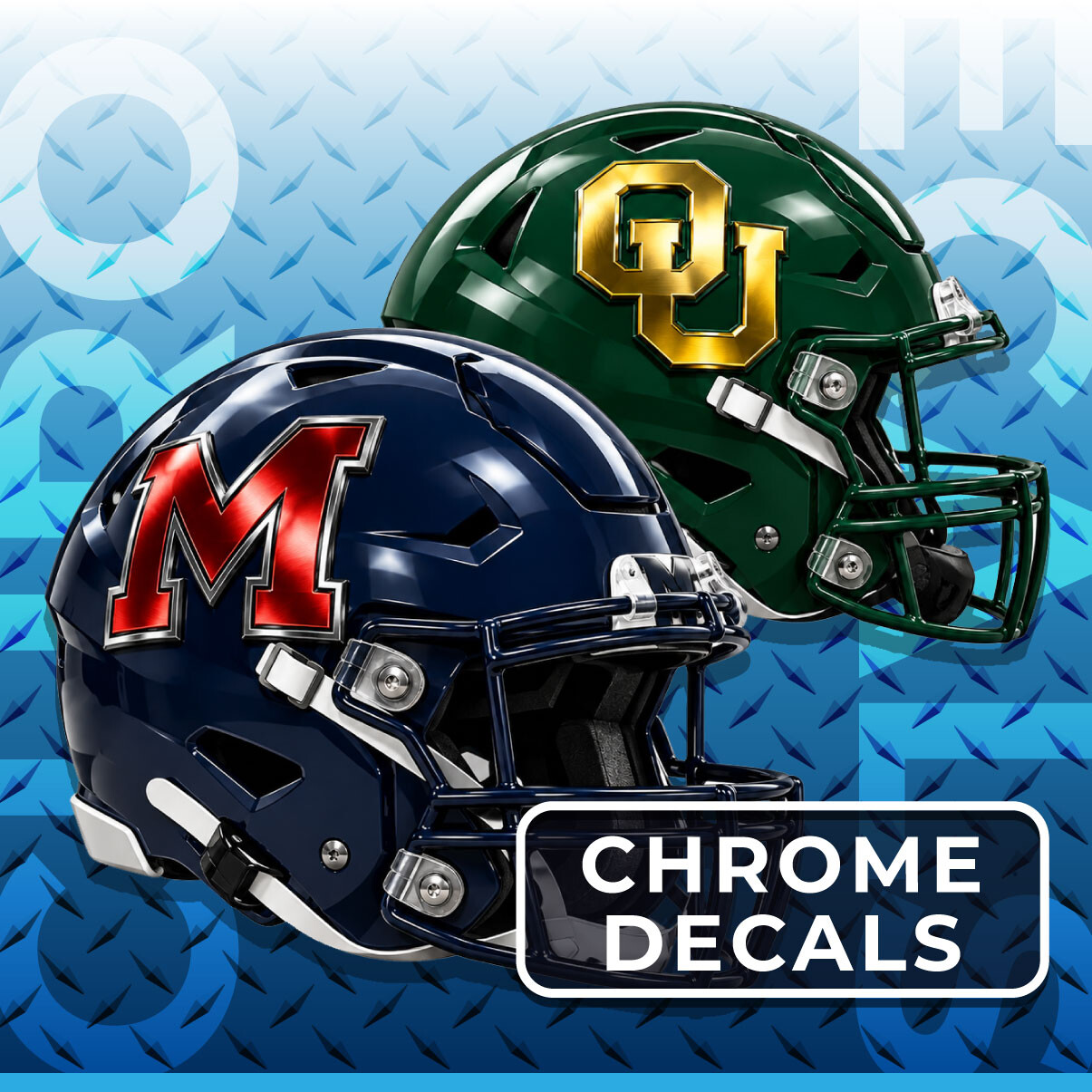 chrome decals