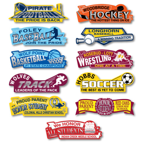 Chrome Polyester Die-Cut Decals Thumbnail