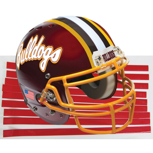 Single Color Helmet Stripes (Helmet Tape) Thumbnail