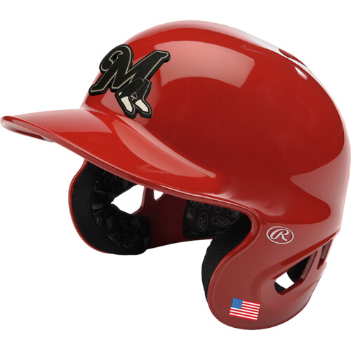 3-D RAISED Decals for Batters Helmets Thumbnail