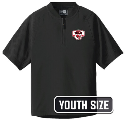 New Era Youth Cage Short Sleeve 1/4 Zip Jacket Thumbnail