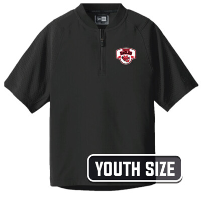 New Era Youth Cage Short Sleeve 1/4 Zip Jacket Thumbnail