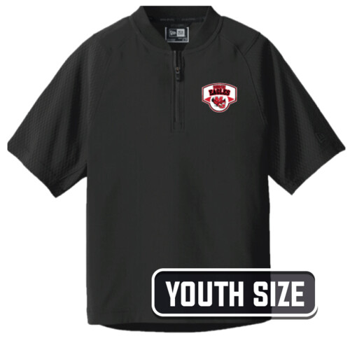 New Era Youth Cage Short Sleeve 1/4 Zip Jacket Thumbnail