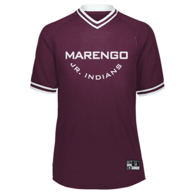 Holloway Youth Retro V-Neck Baseball Jersey Thumbnail