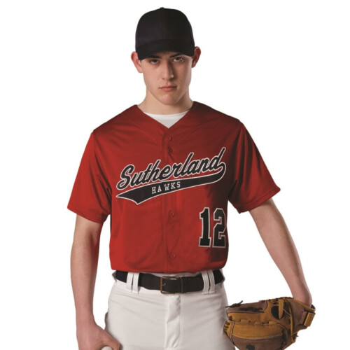 Alleson Dura Light Mesh Baseball Jersey Thumbnail