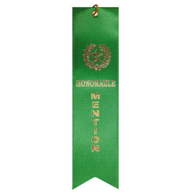 Honorable Mention Premium Event Ribbon with Card & String Thumbnail