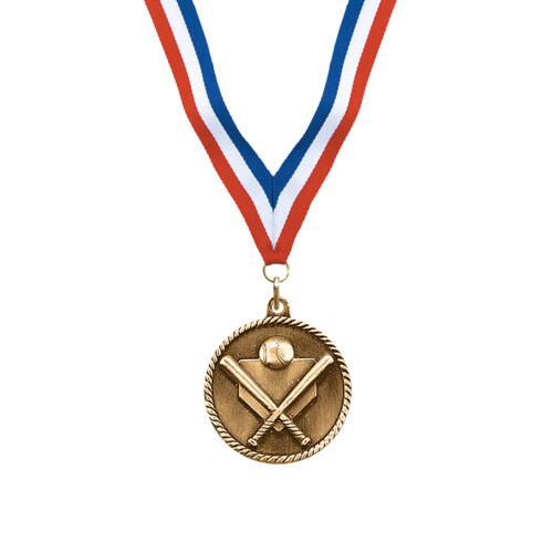 Gold Baseball Award Medal Thumbnail