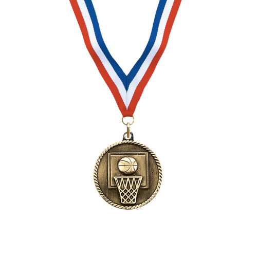 Gold Basketball Award Medal Thumbnail