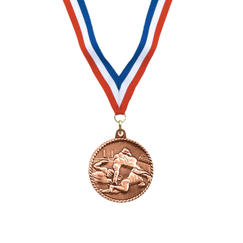 Bronze Football Award Medal Thumbnail