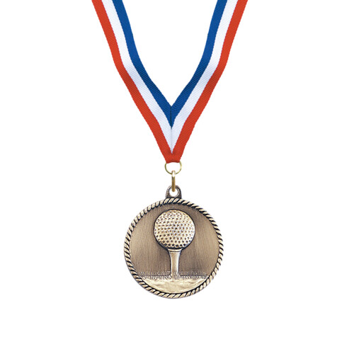 Gold Golf Award Medal Thumbnail
