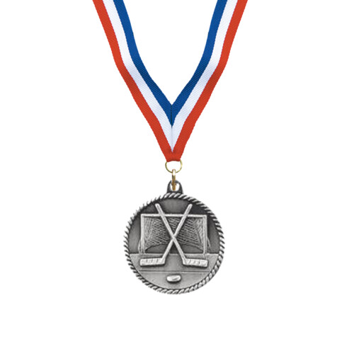 Silver Hockey Award Medal Thumbnail