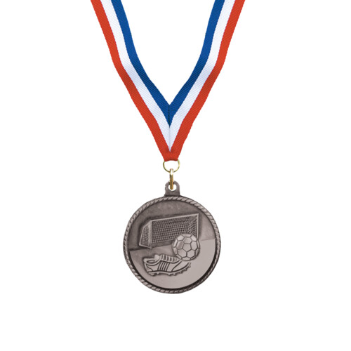 Silver Soccer Award Medal Thumbnail