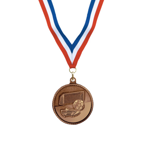 Bronze Soccer Award Medal Thumbnail
