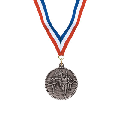 Silver Cross Country Award Medal Thumbnail