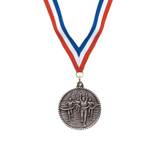 Silver Cross Country Award Medal Thumbnail