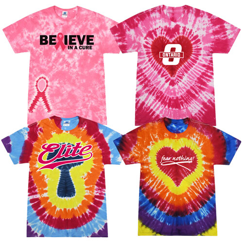 Colortone Unisex Shapes Tie-Dyed T-Shirt Thumbnail