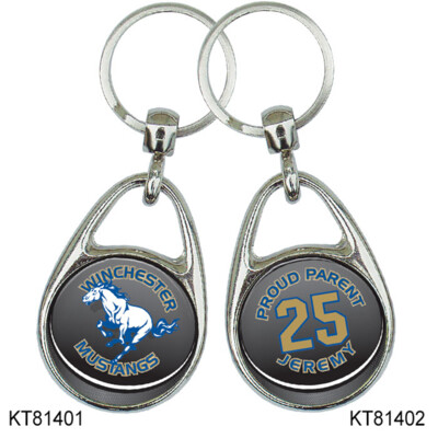 Metal Teardrop Key Tag Thumbnail