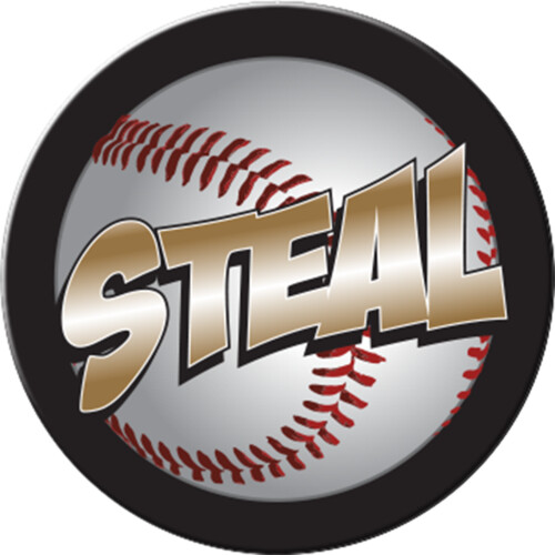 Full Color Baseball Steal Thumbnail