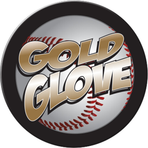 Full Color Baseball Gold Glove Thumbnail