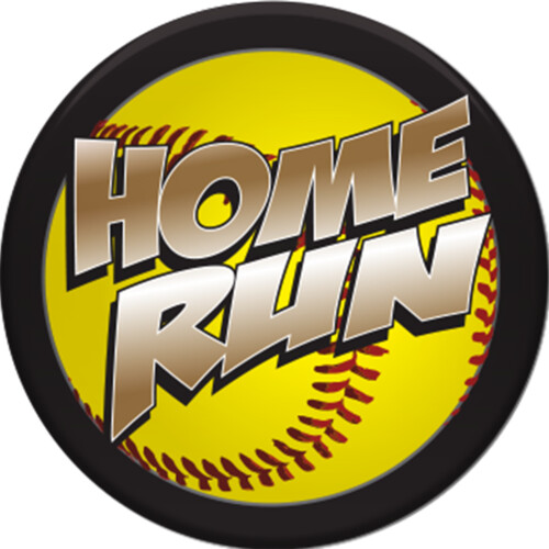 Full Color Softball Home Run Thumbnail