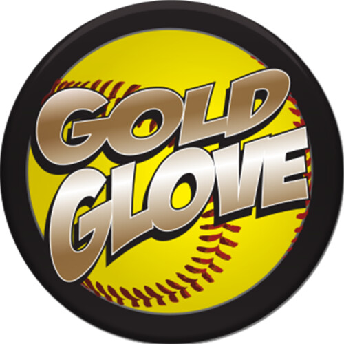 Full Color Softball Gold Glove Thumbnail