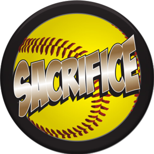 Full Color Softball Sacrifice Thumbnail