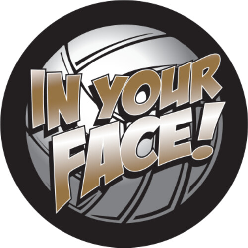 Full Color Volleyball In Your Face Thumbnail
