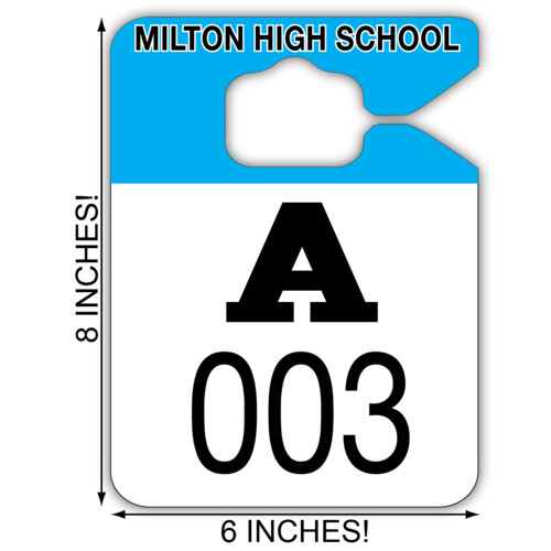 JUMBO Hang Tag Parking Permit Thumbnail