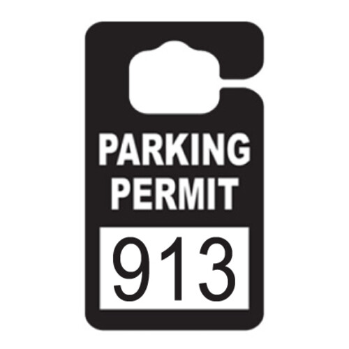 Stock Hang Tag Numbered Permits Thumbnail
