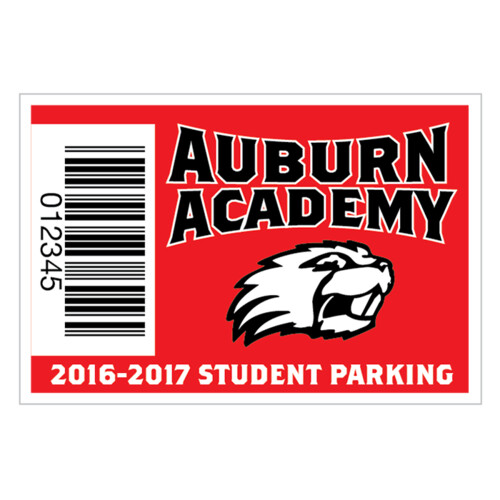 INSIDE Window Decal Parking Permit Thumbnail