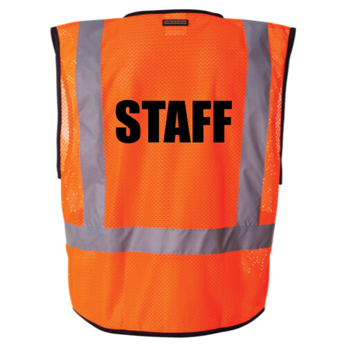 Kishigo Economy Single Pocket Hook & Loop Mesh Vest Thumbnail