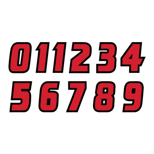 Custom 2c Die-Cut Numbers Thumbnail