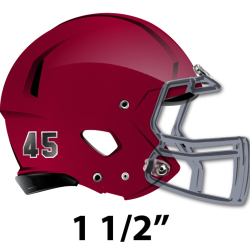 Chrome 1 1/2" 2 Color Die-Cut Number Set Thumbnail