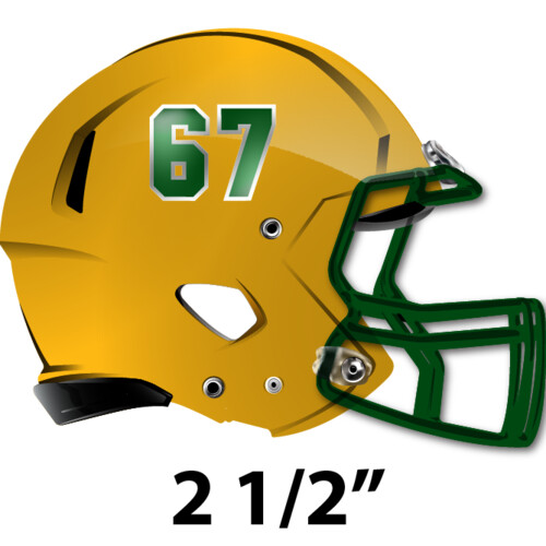 Chrome 2 1/2" 2 Color Die-Cut Number Set Thumbnail